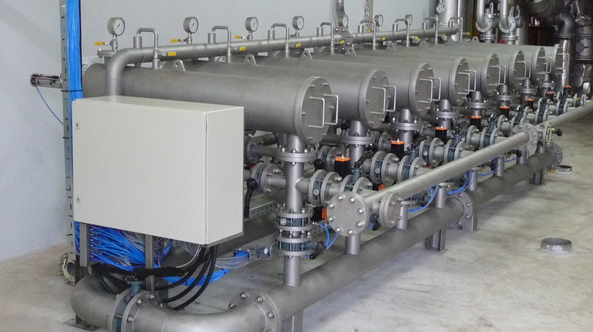 Single Self-Cleaning Water Filtration System